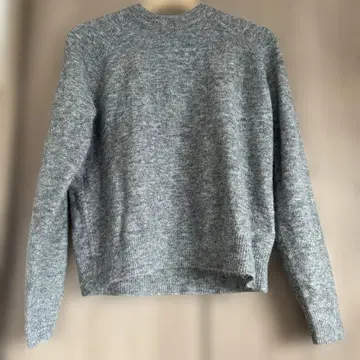 ZARA 그레이 니트 스웨터 S 사이즈 긴팔 미사용 새상품 택 없음