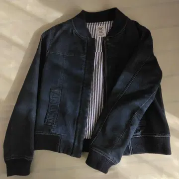 MICHEL KLEIN 다크 블루 데님 자켓