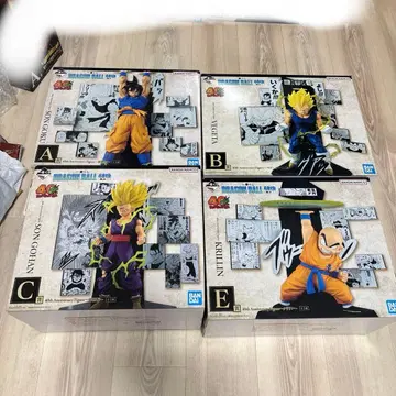 드래곤볼 40주년 A B C E 피규어 4체