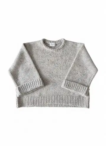 UNITED ARROWS 그레이 크루넥 스웨터