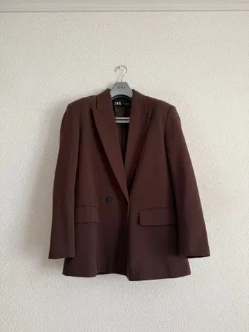 ZARA 브라운 테일러드 자켓