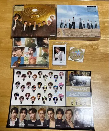 SnowMan RAYS 앨범 초회반 AB, 일반ver 특전 포함
