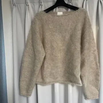 H&M 모헤어 울 블렌드 니트 베이지