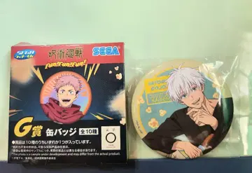 주술회전 세가 럭키 쿠지 Fun!Fun!Fun! G상 캔뱃지 고죠 사토루