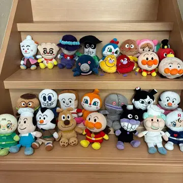 호빵맨 봉제 인형 세트 27개