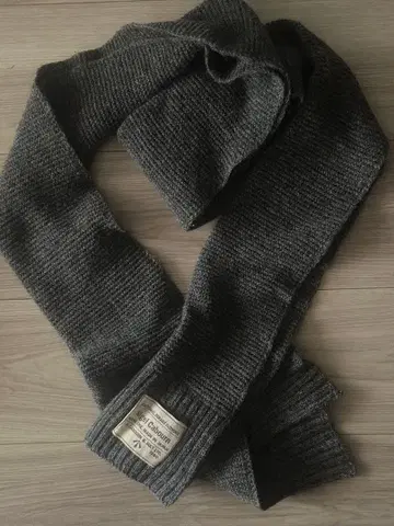 Nigel Cabourn 울 머플러 다크 그레이