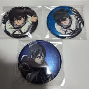 최종 할인 진격의 거인 캔뱃지 미카사