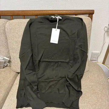 Gran Sasso 다크 그린 모크넥 스웨터