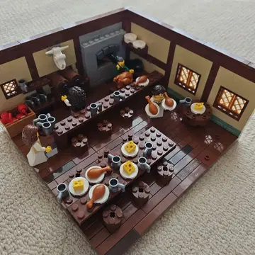 레고 정품 오리지널 빌드 중세 선술집