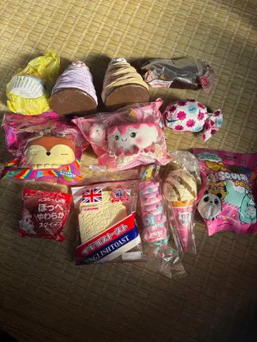 디저트형 스퀴즈 완구 세트