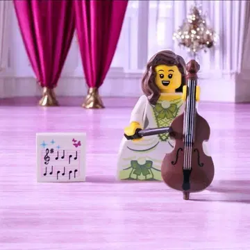 레고 미니 피규어 귀여운 첼리스트