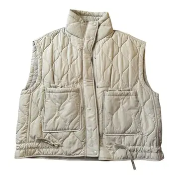 ZARA 퀼팅 다운 베스트