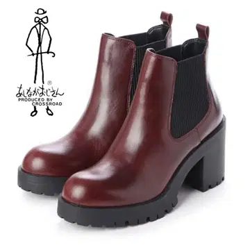 새상품 키다리 아저씨 힐업 사이드 고어 부츠 M