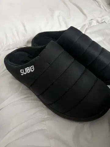 SUBU 겨울용 샌들 블랙