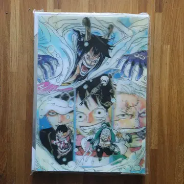 원피스 3D 패널 액자 포함 펑크 해저드 편 미개봉품