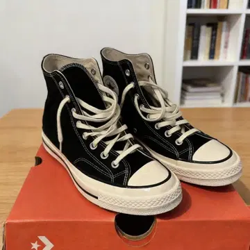 [미사용 새상품] 한정판 CT70 하이컷 블랙 26.5cm