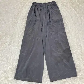 M389 [바이레그나] 와이드 팬츠 허리밴딩 편안함 루즈핏 스티치