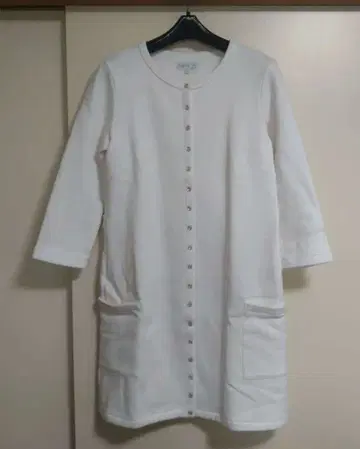 아네스 베 롱 가디건 프레시옹 화이트