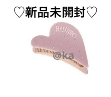 미개봉 새상품 Bicolor Heart Twinkle 헤어 클립