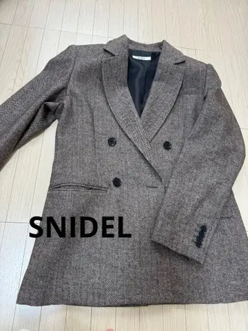 SNIDEL 브라운 테일러드 자켓 L