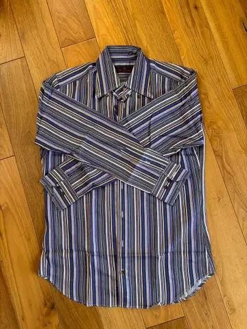 ETRO 스트라이프 긴팔 셔츠