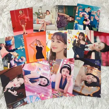 TWICE 지효 랜티큘러 포토카드 묶음 판매, 낱개 판매 가능