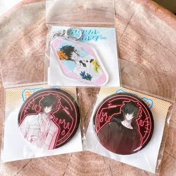 슬로우 데미지 복권 토와 아크릴 키링 캔뱃지 슬로우 데미지