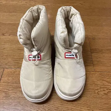 HUNTER 헌터 인/아웃 퍼 부티 부츠 25cm