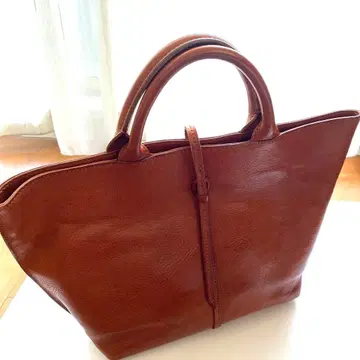 genten 브라운 토트백