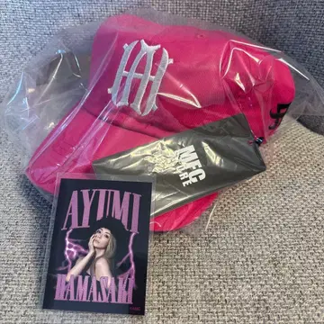 하마사키 아유미 MFC Store 캡 핑크 스티커