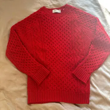 TOMORROWLAND 케이블 니트 스웨터 S 레드