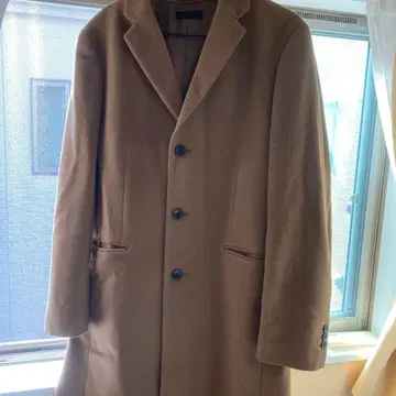 체스터 코트 유니클로 울 캐시미어 L