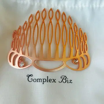 레어! 스테인리스 빗 DOUBLE CODE 핑크 복조리 포함