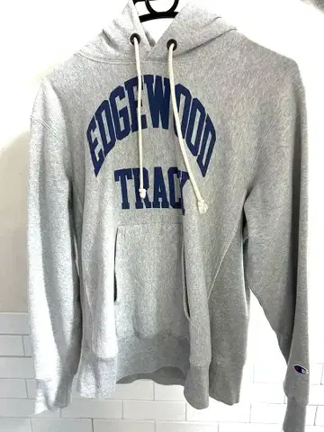 Champion 후드티 그레이