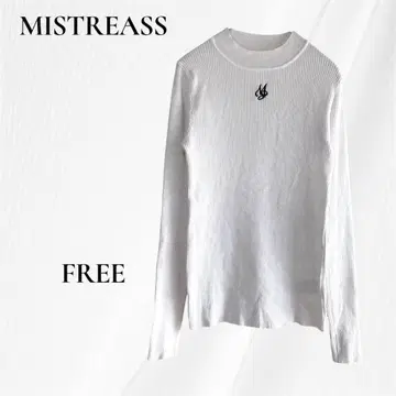 미스트 아스 긴팔 니트 상의 화이트 긴팔 티셔츠 FREE