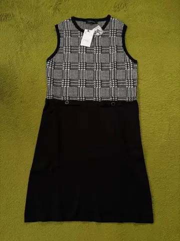 [ 미사용 ] 오버롤 스커트 니트