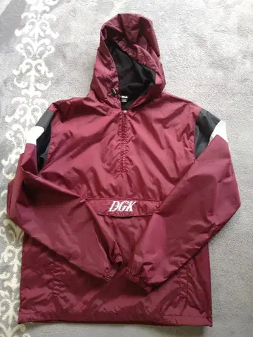 DGK 버건디 후드 부착 자켓