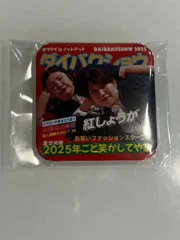 DAIBAKUSHOW 2025 캔뱃지 홍생강