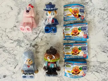 호빵맨 블록 라보 스윙 레어 치즈 시라타마 가츠부시맨 가챠