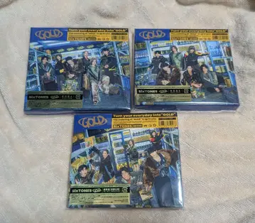 SixTONES 앨범 GOLD 3가지 형태