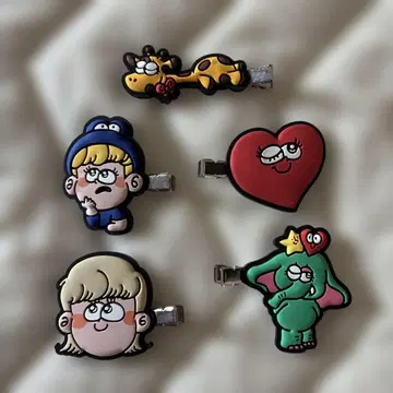 피라코 하우스 앞머리 클립 5세트