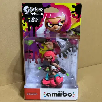[ 새상품 미개봉품 ] amiibo 스프라툰 걸(네온 핑크) 이이다