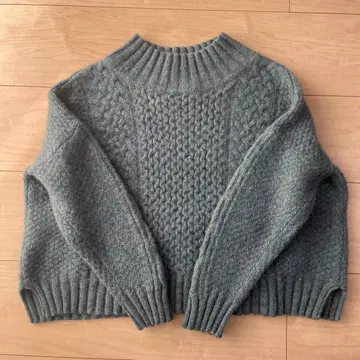 아틀리에 두 사봉 니트 블루 그린