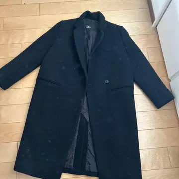 Plage 여성용 체스터 코트 블랙