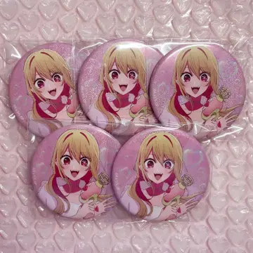 최애의 아이 하이컬 hicul 글리터 캔뱃지 호시노 루비