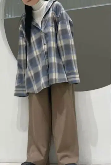 KBF BIG 체크 셔츠