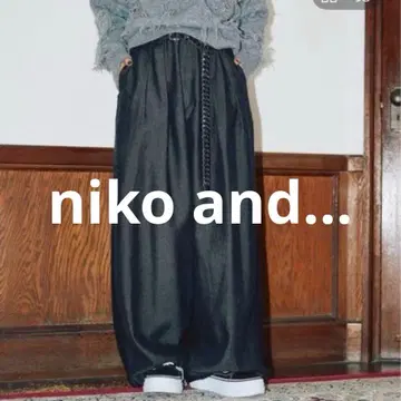 니코앤드 와이드 팬츠 M 사이즈