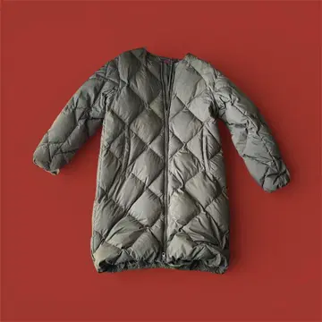 BENSIMON 올리브 그린 다운 코트