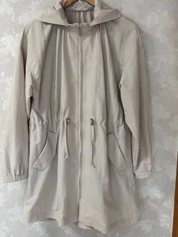 맥그리거 후드 부착 코트 M 베이지