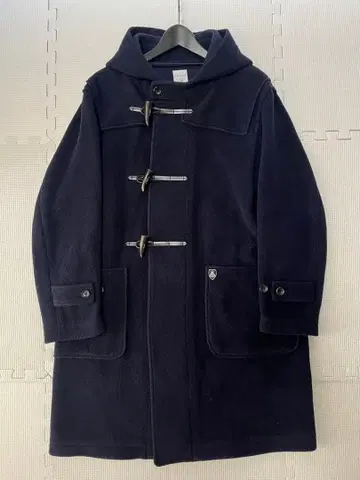 orcival 오르치발 파일컷 헤링본 더플 코트 네이비 4